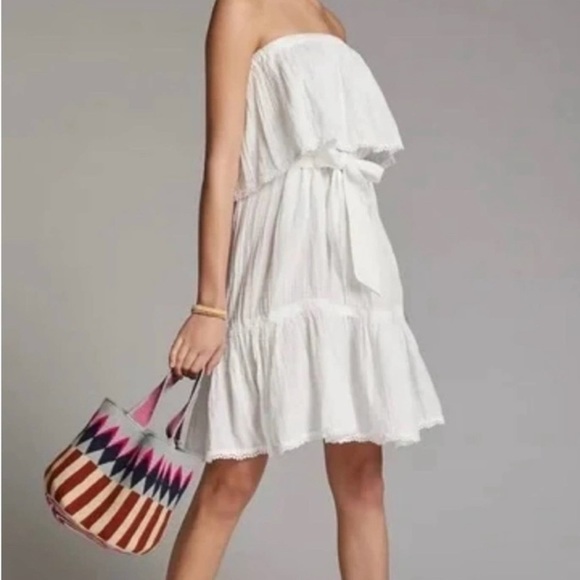 Anthropologie Daily Practice Strapless Malibu Dress Sz L - Picture 3 of 3